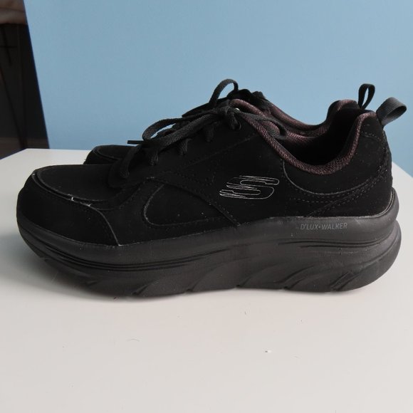 Skechers Womens Black Sneakers D'Lux Walker - Picture 6 of 12